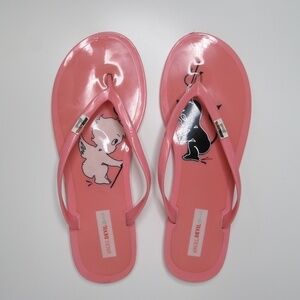 Angel Devil JCool Jelly Pink Flip Flops Size 40